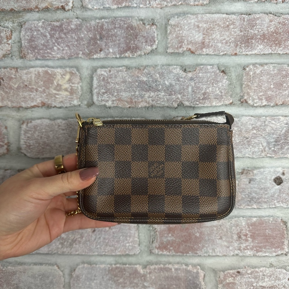 Louis Vuitton mini pochette damier ebene - Picture 2 of 14